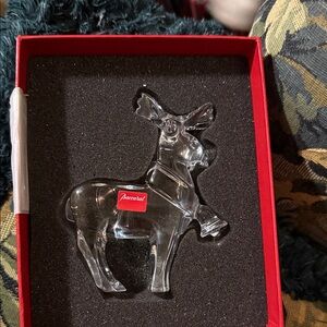 Baccarat Crystal Reindeer Figurine – Original Box
